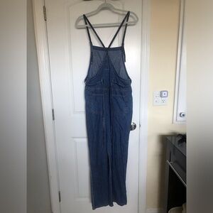 Vintage 90s Women EXPRESS Bleus Denim Overalls ! Size S Long leg size Like new !